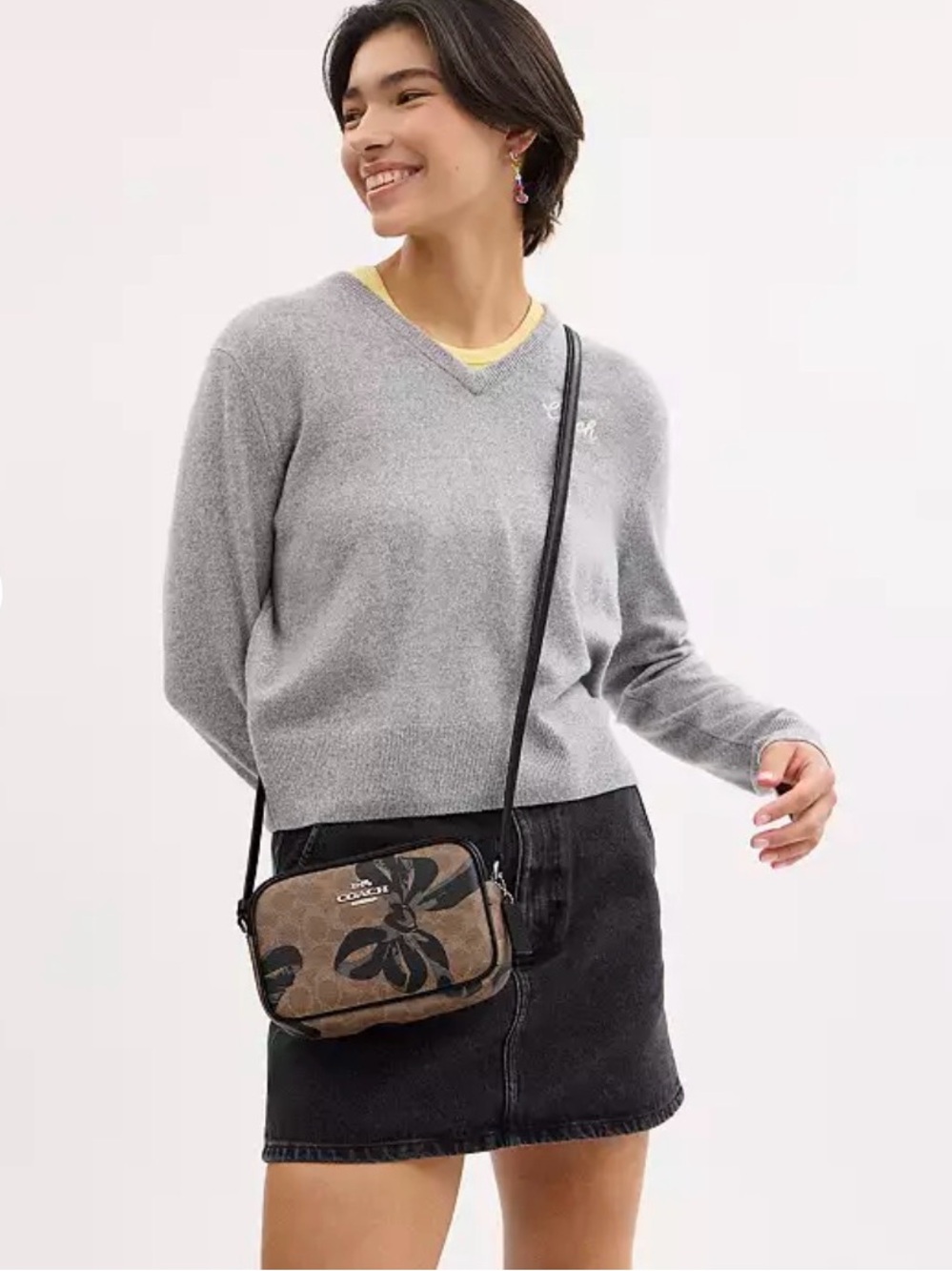 Coach mini Jamie in bow print